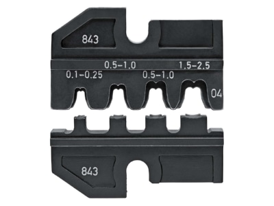 Produktbild 1 Knipex 97 49 04 Crimpeinsatz fuer Steckverbinder