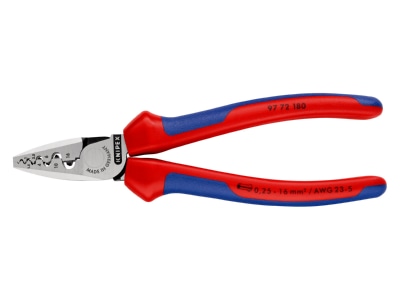 Detailansicht 1 Knipex 97 72 180 Crimpzange 180mm