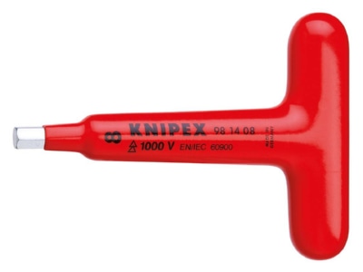 Produktbild 1 Knipex 98 14 06 Innensechsk  Schraubendr  mit T Griff  120mm