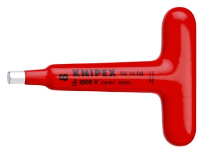 Produktbild 2 Knipex 98 14 06 Innensechsk  Schraubendr  mit T Griff  120mm