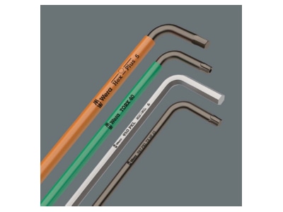 Detailansicht 3 Wera 073391 Winkelschluesselsatz 9 tlg Hex Plus