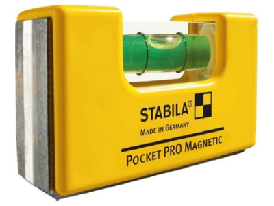 Detailansicht Stabila Pocket ProMagn 17953 Mini Wasserwaage 7cm  m  Magnetsystem