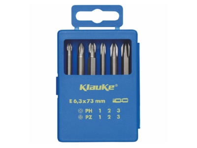 Produktbild 1 Klauke KL335 Bit Sortiment 6 tlg Torx  73mm