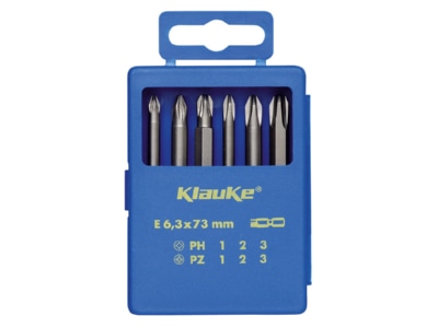Produktbild 2 Klauke KL335 Bit Sortiment 6 tlg Torx  73mm