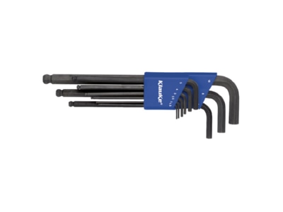 Produktbild 1 Klauke KL375 Kugelkopf 6Kant Winkel Set 9 tlg SW1 5 bis SW11