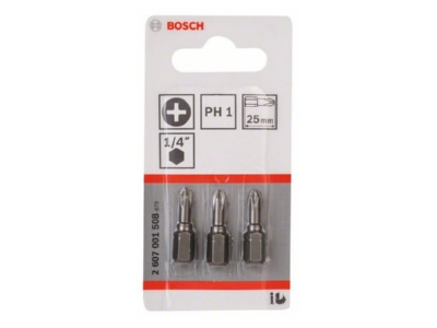 Produktbild 1 Bosch Power Tools 2607001508 Schrauberbit Extra Hart PH1