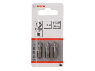 Produktbild 1 Bosch Power Tools 2607001562 Schrauberbit Extra Hart PZ3
