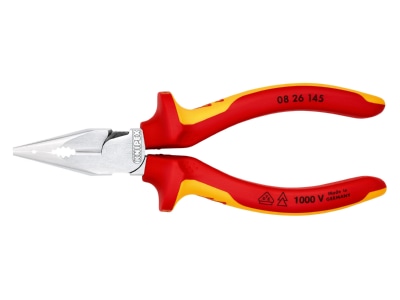 Detailansicht 2 Knipex 08 26 145 VDE Spitzkombizange 145mm