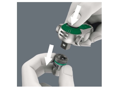 Detailed view 4 Wera 003550 Ratchet 3 8 inch
