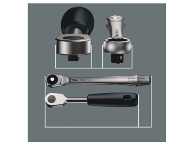 Detailed view 5 Wera 004033 Ratchet 3 8 inch
