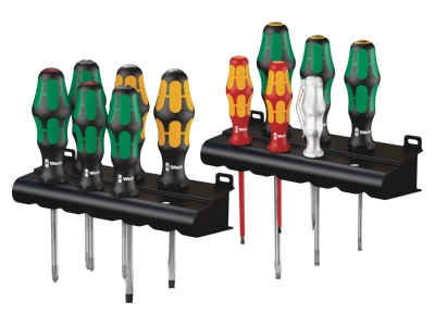 Produktbild Wera 051010 Schraubendrehersatz Kraftform  12 tlt
