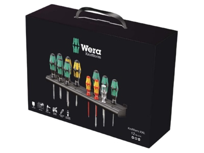 Detailansicht 6 Wera 051010 Schraubendrehersatz Kraftform  12 tlt