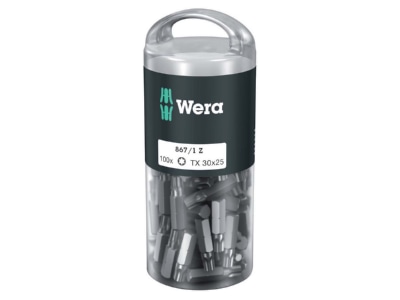 Produktbild Wera 072451  VE100  TORX Bit TX 30x25mm 072451  Inhalt  100 