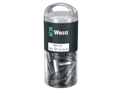 Produktbild Wera 072452  VE100  6 rund Bit TX 40x25mm