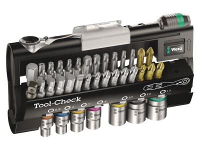 Produktbild Wera 073220 Bit Sortiment m  Ratsche  38 tlg
