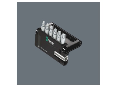Detailansicht 1 Wera 073404 6 rund Bit Set 7 tlg