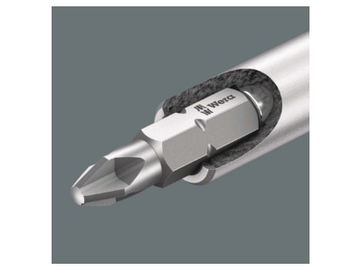 Detailansicht 2 Wera 073404 6 rund Bit Set 7 tlg