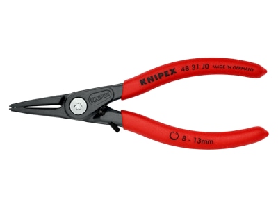 Detailansicht 1 Knipex 48 31 J0 Praez  Sicherungsringzange 140mm