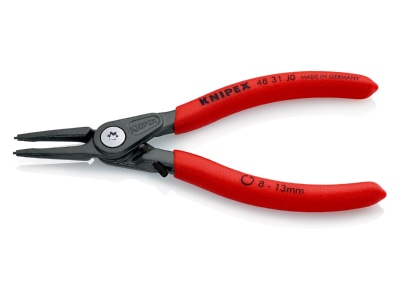 Detailansicht 2 Knipex 48 31 J0 Praez  Sicherungsringzange 140mm