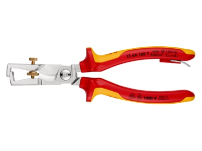 Produktbild 4 Knipex 13 66 180 T VDE Kabelschere 180mm  m Abisolierf 