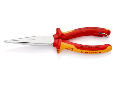 Produktbild 1 Knipex 26 16 200 T VDE Flachrundzange 200mm  mit Schneide