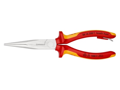 Produktbild 3 Knipex 26 16 200 T VDE Flachrundzange 200mm  mit Schneide