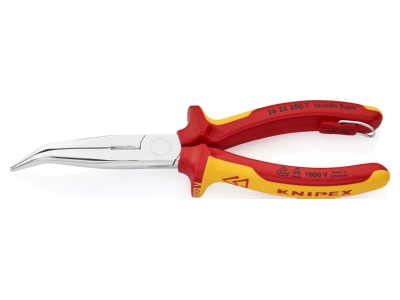 Produktbild 2 Knipex 26 26 200 T VDE Flachrundzange 200mm  mit Schneide