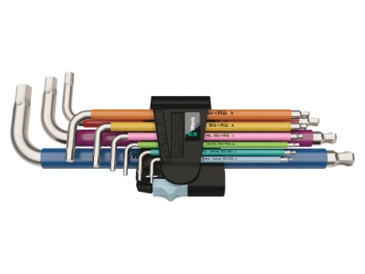 Produktbild 1 Wera 05022669001 Hex Plus Winkelschluessel 1 5 10mm  mit Haltef 