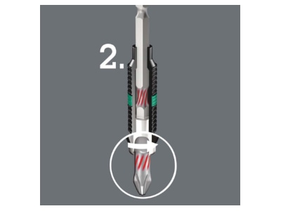 Detailansicht 1 Wera 05057761001 Bit Box BTZ Bi Torsion 20xPZ 2x25