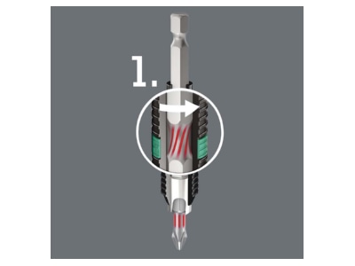 Detailansicht 8 Wera 05057761001 Bit Box BTZ Bi Torsion 20xPZ 2x25