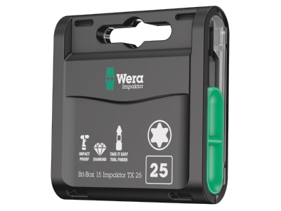 Produktbild Wera 05057775001 Bit Box Impaktor 15xTX 25x25