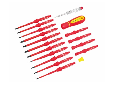 Produktbild 2 Cimco 11 7862 Schraub Wechselklingen Set VDE  18 tlg 
