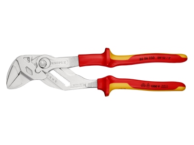 Detailansicht 1 Knipex 86 06 250 VDE Zangenschluessel 250mm