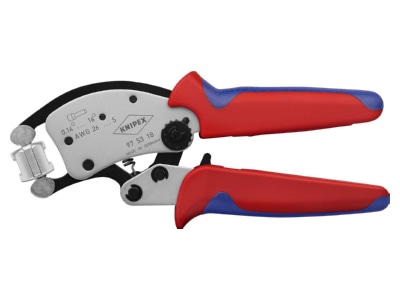 Produktbild 1 Knipex 97 53 18 SB Aderendhuelsen Presszange 0 14 16qmm