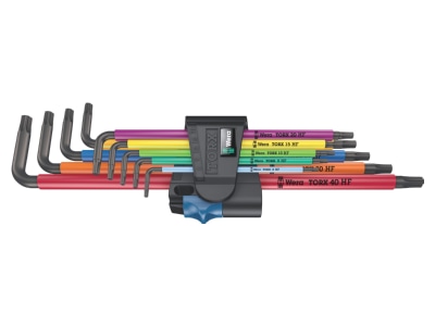 Produktbild 1 Wera 05024470001 6 rund Winkelschluessel TX 8   TX 40