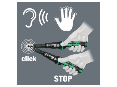 Detailansicht 4 Wera Click Torque C3 Drehmomentschluessel m Umschaltknarre