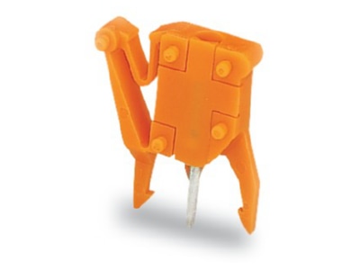 Produktbild WAGO 249 111 Pruefadapter 1 polig orange