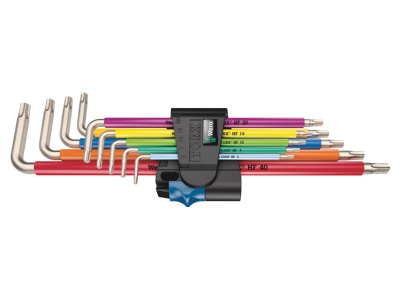 Produktbild 1 Wera 3967 9 TX SXL HF 1 Winkelschluesselsatz 9 tlg  Multicolour