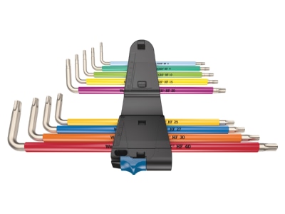 Produktbild 2 Wera 3967 9 TX SXL HF 1 Winkelschluesselsatz 9 tlg  Multicolour