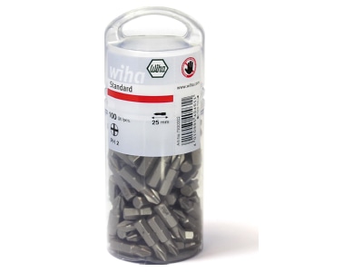 Produktbild Wiha 7930005 Bit Set Standard 25mm PZ2 100 tlg  1 4  