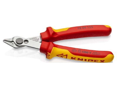 Produktbild 1 Knipex 78 06 125 Praezisionszange VDE Elec  SuperKnips