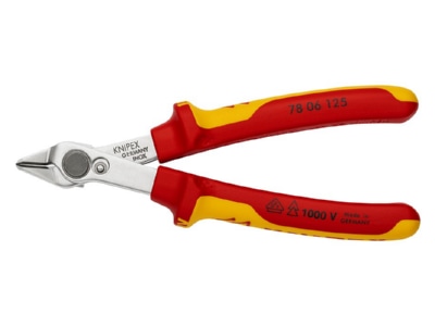 Produktbild 2 Knipex 78 06 125 Praezisionszange VDE Elec  SuperKnips
