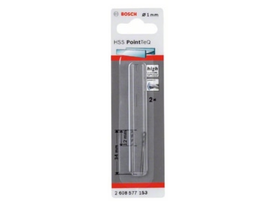 Produktbild 2 Bosch Power Tools 2608577153 Metallb HSS PointTeQ 1 0 mm  2er Pack