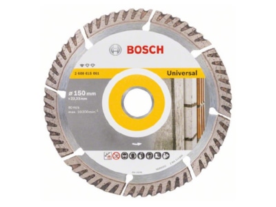 Produktbild 2 Bosch Power Tools 2608615061 Diamant Trennscheibe 150x22 23 Stnd 