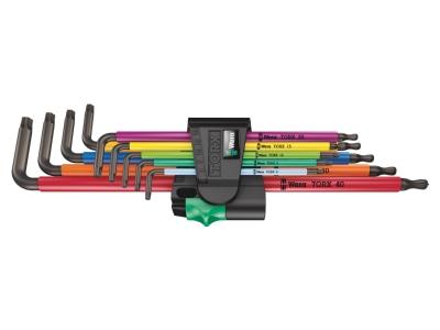 Produktbild 1 Wera 05024480001 Winkelschluesselsatz 967 9 TX XL