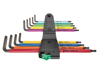 Produktbild 2 Wera 05024480001 Winkelschluesselsatz 967 9 TX XL