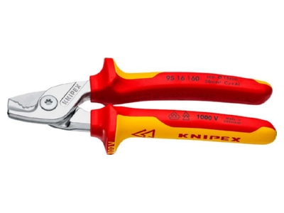 Produktbild 1 Knipex 95 16 160 VDE Kabelschere bis D15mm 50qmm
