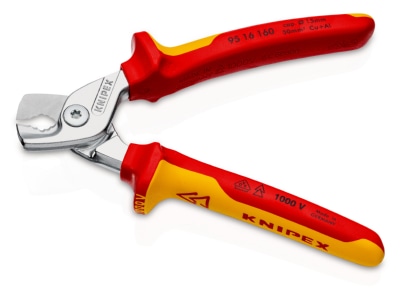 Detailansicht 1 Knipex 95 16 160 VDE Kabelschere bis D15mm 50qmm