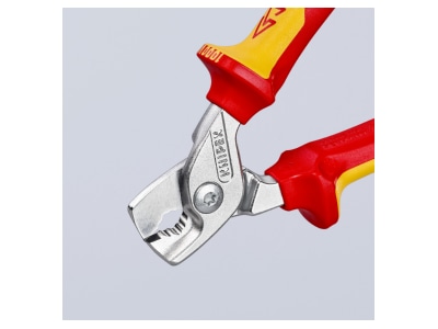 Detailansicht 3 Knipex 95 16 160 VDE Kabelschere bis D15mm 50qmm