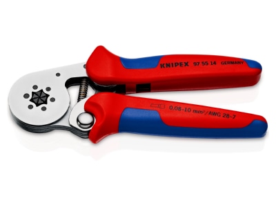 Produktbild 1 Knipex 97 55 14 SB Aderendhuelsen Presszange 0 08 10qmm